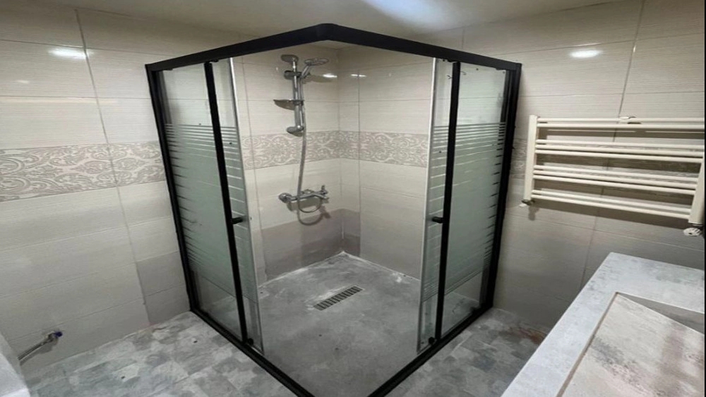 Implementation of glass shower cabin in Rasht Implementation of glass shower cabin in Rasht